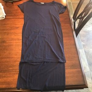 Navy Blue Short Sleeve Tunic